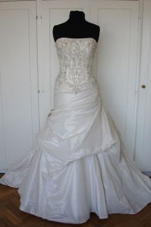 Constantina by Enzoani Brie Wedding Dress UK14 Taffeta
