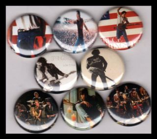 BRUCE SPRINGSTEEN 1in buttons badges E STREET BAND