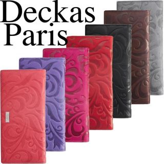 BNWT French Designer DECKAS PARIS womens wallet purse