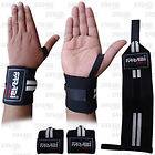 WEIGHT LIFTING WRIST SUPPORT / WRAPS BANDAGE THUMB LOOP