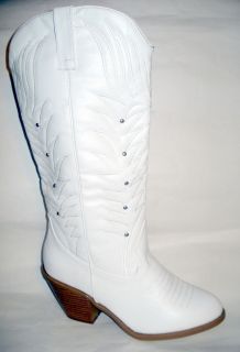 white cowboy boots in Boots