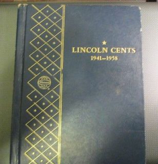 USA COMPLETE SET of Lincoln Wheat Cents 1941   1958 Incl Steel 