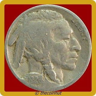 1926 P Good Buffalo Indian Head Nickel Coin US Mint Coins Coinhut4532