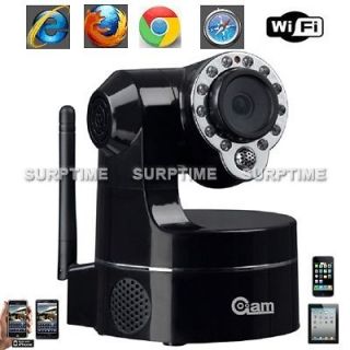   3G Mobile Wireless WIFI 12 IR LEDs Indoor Pan/Tilt IP Security Camera
