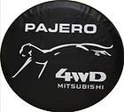   Montero 87 06 4WD Spare Wheel Tire Soft Cover 30 31 W/ PAJERO Logo