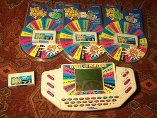 Tiger Wheel of Fortune LCD Electronic Game w/4 Games (3 New)