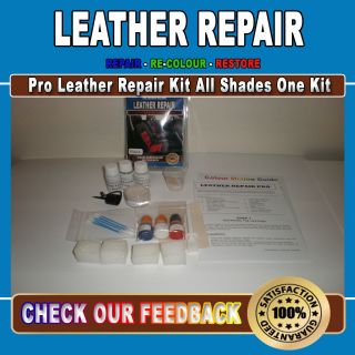   Leather Furniture Repair & Restoring Kit Rips Scratches Scuffing