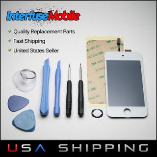 White iPod Touch 4th Gen 4G LCD Digitizer Glass Screen Assembly w 