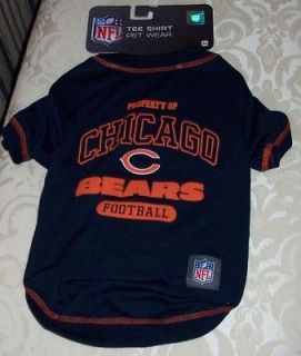 NFL CHICAGO BEARS Dog Tee Shirt Costume New Licensed Multiple Sizes 
