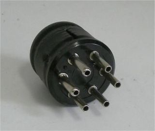 NEW UNUSED AMPHENOL 6 (SIX) PIN MALE CONNECTOR FOR LESLIE, RODGERS 
