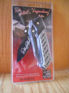 Nascar Dale Earnhardt Knife 4 1/2 Folder Knife, Stainless Blade 