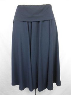 New Womens Tommy Bahama Cabana Knit Folded Waist Skirt Cover Up Navy $ 