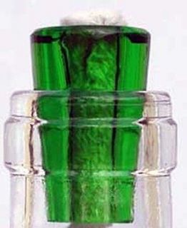 Wine Bottle Oil Lamp Green Glass Light Stopper Wicks