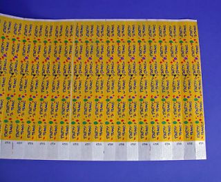 500 Tyvek Wristbands 3/4 Party Time   Security Club