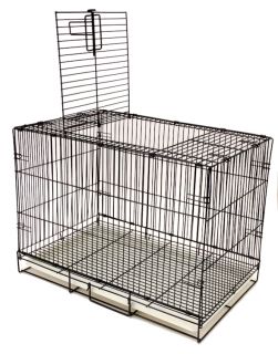   KENNEL SMALL/MEDIUM 20x15x13 BRIEFCASE CARRY STYLE TRAINING CAT CRATE