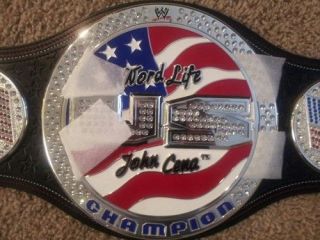 WWE John Cena Word Life United States Championship Spinner Belt DELUXE 