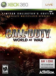 Call of Duty World at War Collectors Edition Xbox 360, 2008