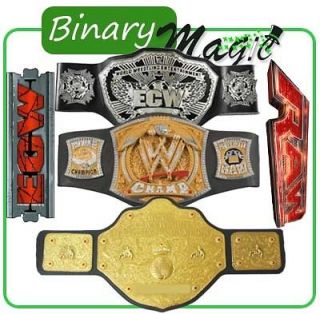 WWE ECW Raw Championship Belts World Heavy Weight Champ Spinner 