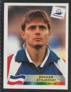 PANINI   FRANCE 98 FOOTBALL WORLD CUP #398   YUGOSLAVIA   DRAGAN 