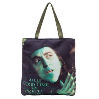 Wizard of Oz Wicked Witch All In Good Time My Pretty Tote Bag NEW