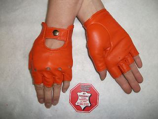 leather fingerless gloves in Gloves & Mittens