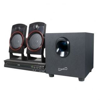 SUPERSONIC 2.1CH HOME THEATER SURROUND SOUND SYSTEM CD/DVD/ PLAYER 