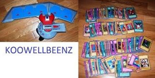   YU GI OH Yugioh Duel Disk Card Launcher 1996 & 242 Card Collection