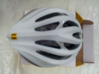 Mavic Plasma bicycle cycling race mountain bike helmet LG WHT/SIL 