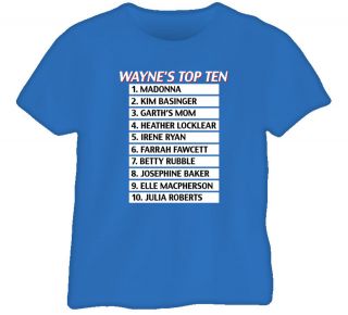 Waynes World Waynes Top Ten Funny T Shirt
