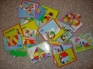 CHILDRENS LEARNING PUZZLE FLASH CARDS NUMBERS,ALPHABET, OPOZITES GREAT 