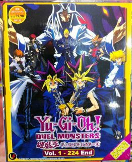 Yu Gi Oh Duel Monsters 1 224End + Movie (Pyramid Of Light) 9DVD 