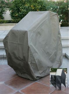 Patio Garden Stacking Chairs Cover.Fits 4 to 8 Chairs. Patio Furniture 