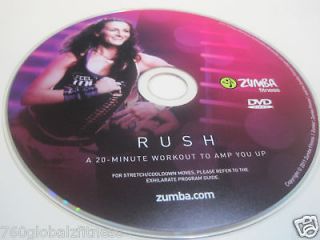 Zumba Rush Workout DVD from the Exhilarate DVDs set An express workout 
