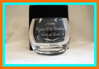 Personalised Glass Tea Light Holder 18th/21st/30th/40th/50th/60th 
