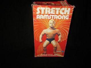 RARE Stretch Armstrong Box by Kenner 1974 Original Vintage toy box 