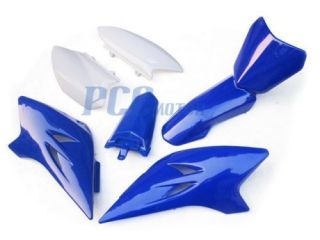 NEW YAMAHA TTR50 TTR 50 PLASTICS FENDER KIT BLUE PS56
