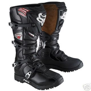 New Fox Racing Comp 5 Motocross Boots Black Size 10