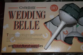 BOX OF 4 Wedding Belle 7cm Bouquet Holder Oasis DRY Foam for 