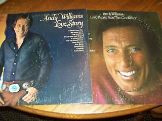 Andy Williams Lps Love Story & Love Theme from The Godfather