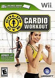 Golds Gym Cardio Workout WII PERSONAL TRAINER, BURN CALORIES, LOSE 