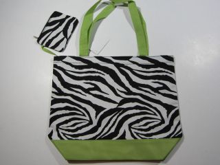 zebra print book bags