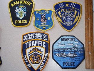 AMHERST MASSACHUSETTS POLICE DEPARTMENT ONE PATCH AUCTION BXP 68