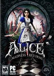 Alice Madness Returns (Xbox 360, 2011) FACTORY SEALED* BRAND NEW*