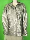 calvin klein womens metallic hooded anorak jacket