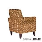 angelo HOME Harlow Black Paisley Accent Arm Chair