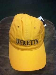 BERETTA WEEKENDER GOLD BASEBALL HAT CAP NEW
