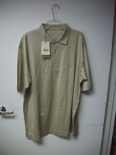   Whiskey Cutter & Buck Signature Collection Almond Polo Shirt XLarge