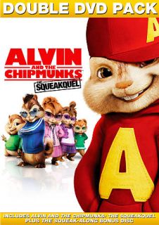 Alvin and the Chipmunks The Squeakquel DVD, 2010, 2 Disc Set