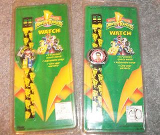 Set of 2 Mighty Morphin Power Ranger Watches Red & Megazord NEW UNUSED