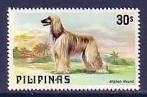 Afghan Hound Dogs Pilipinas MNH stamp